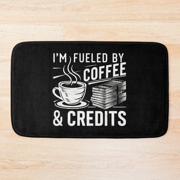 Item preview, Me impulsa el café y los créditos Contabilidad divertida designed and sold by DomTeesHaven.