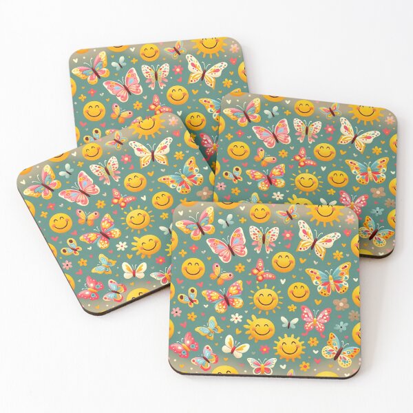 Item preview, Sunshine Smiles & Fluttering Butterflies Art designed and sold by FarBeyound.
