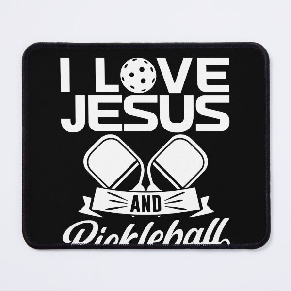 Item preview, I Love Jesus and Pickleball Player designed and sold by BlueBerry-Pengu.