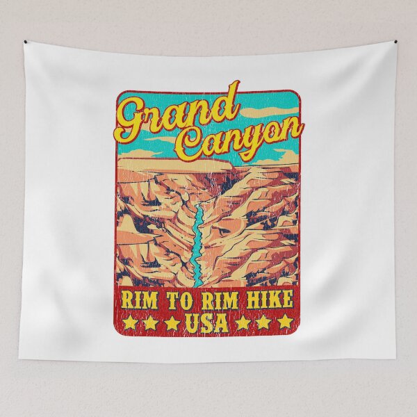 Item preview, Grand Canyon - Rim to Rim hike vintage design designed and sold by Moritz Schwäble.
