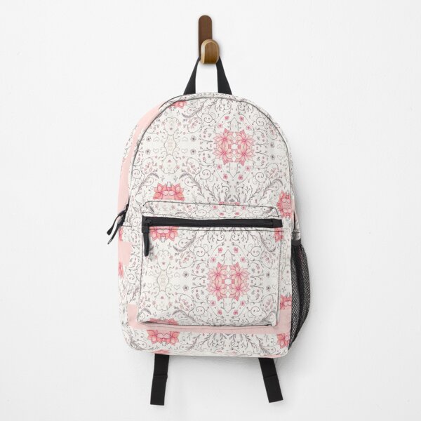 Item preview, Pink flowers and line art designed and sold by Flowersonstuff.