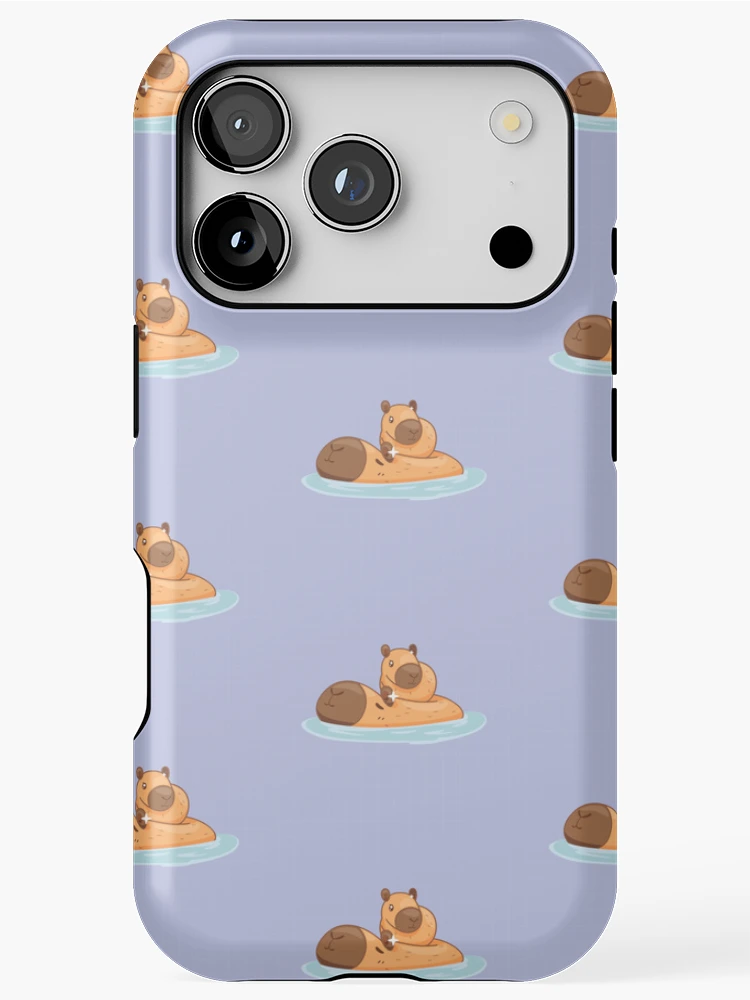 Thumbnail 1 of 4, iPhone Case, Capybara Ride designed and sold by Digialexa.