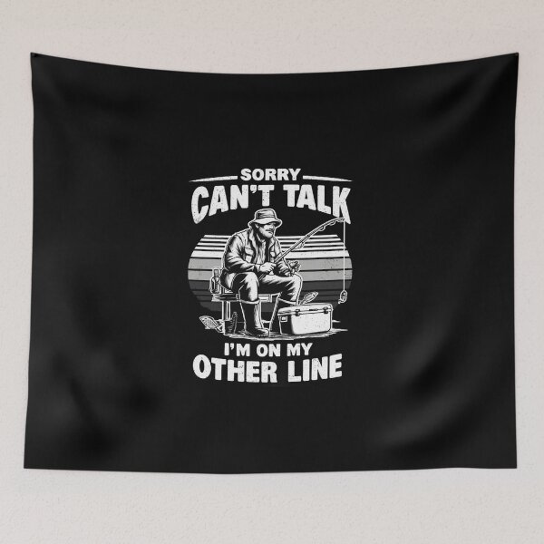 Item preview, Quiet Call of the Lake: The Angler's Solitary Retreat Tee designed and sold by BlueGoldArt.