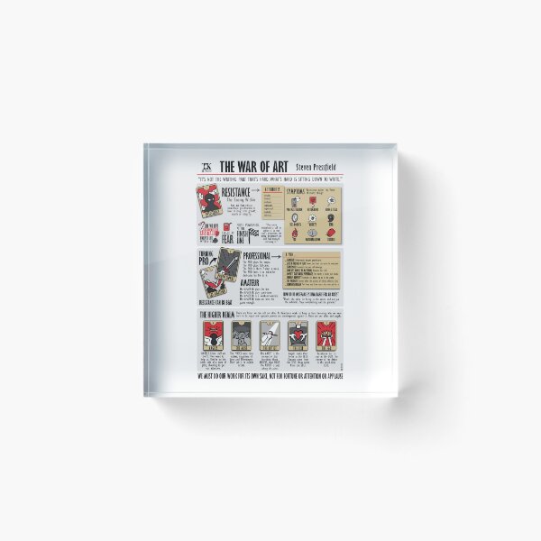 Item preview, Visual Summary The War of Art (Steven Pressfield) designed and sold by TKsuited.