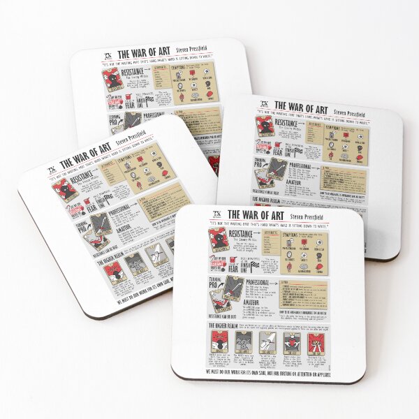 Item preview, Visual Summary The War of Art (Steven Pressfield) designed and sold by TKsuited.