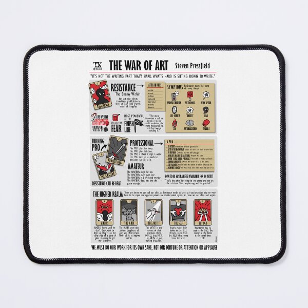 Item preview, Visual Summary The War of Art (Steven Pressfield) designed and sold by TKsuited.