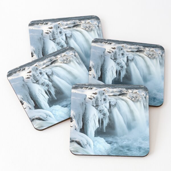 Item preview, Ice at Godafoss waterfall designed and sold by rogerstanger.