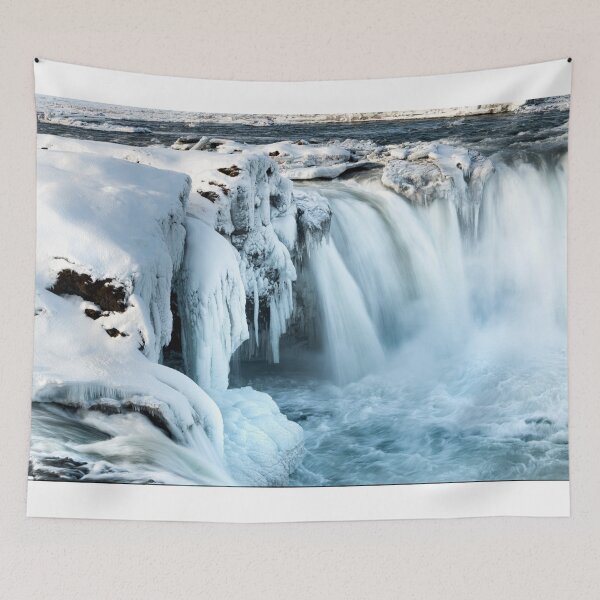 Item preview, Ice at Godafoss waterfall designed and sold by rogerstanger.