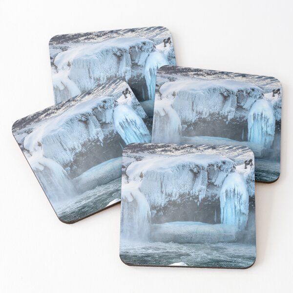 Item preview, Iceland Ice at Godafoss Waterfall designed and sold by rogerstanger.