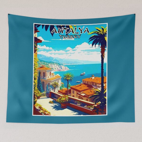 Item preview, Antalya Turkey : Travel and Tourism Advertising Print designed and sold by posterbobs.