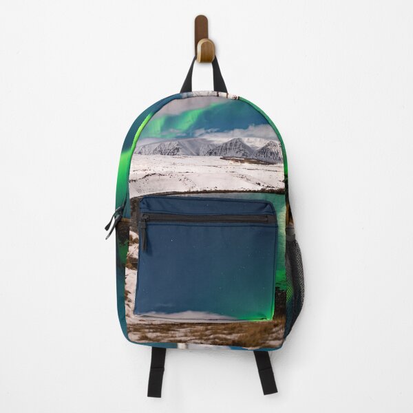 Item preview, Northern light in Iceland over Eyjafjordur fjord designed and sold by rogerstanger.