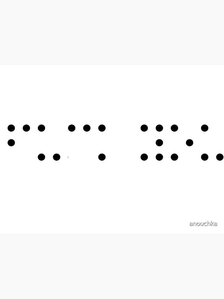 Fuck You In Braille Greeting Card By Anouchka Redbubble