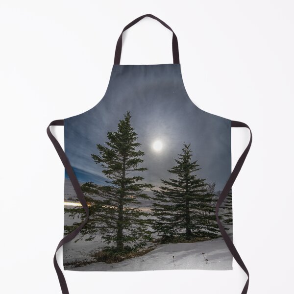 Item preview, Moon Halo and trees in Iceland designed and sold by rogerstanger.