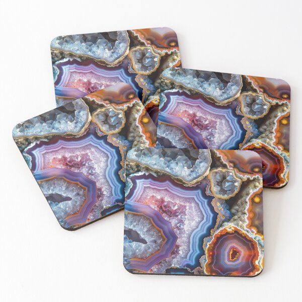 Item preview, Vibrant Agate Slice designed and sold by Visual-Elixir.