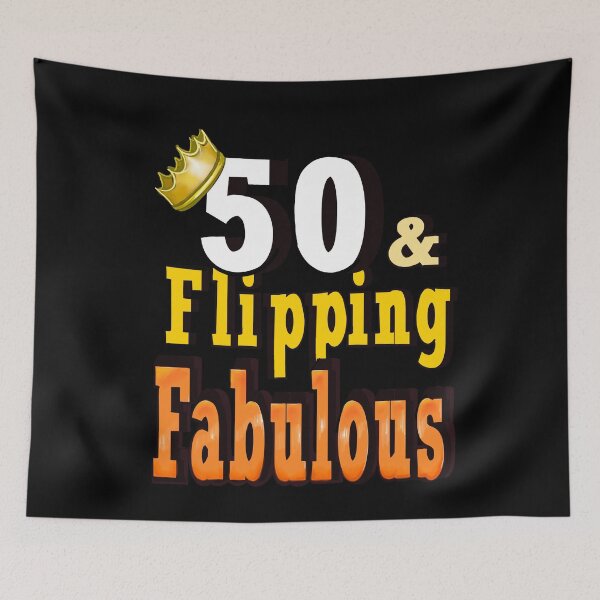 Item preview, 50 years old and flipping fabulous fifty years old 1974 Its my birthday designed and sold by Artonmytee.