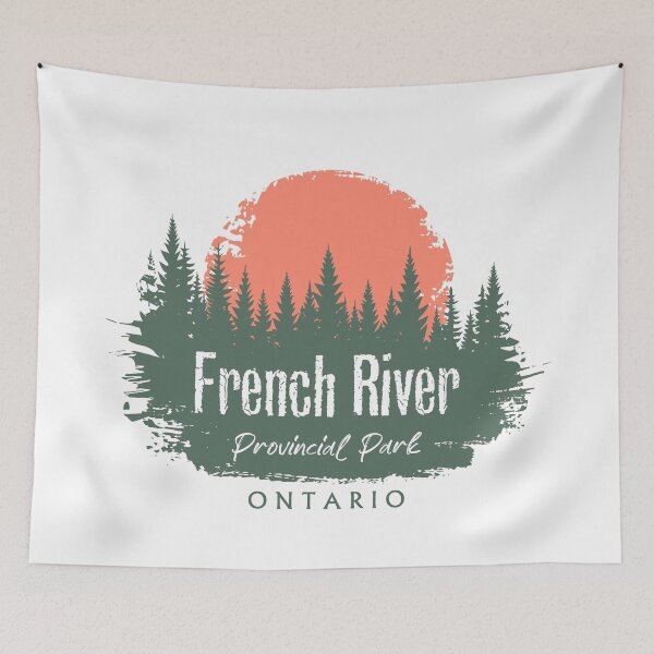 Item preview, French River Provincial Park Ontario Forest And Sunset designed and sold by bivenart.