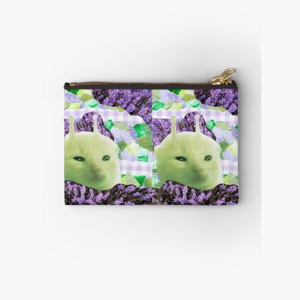 Item preview, Glorp | Handmade Green alien collage art designed and sold by OnBambisMind.