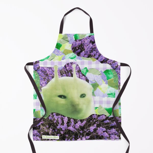 Item preview, Glorp | Handmade Green alien collage art designed and sold by OnBambisMind.