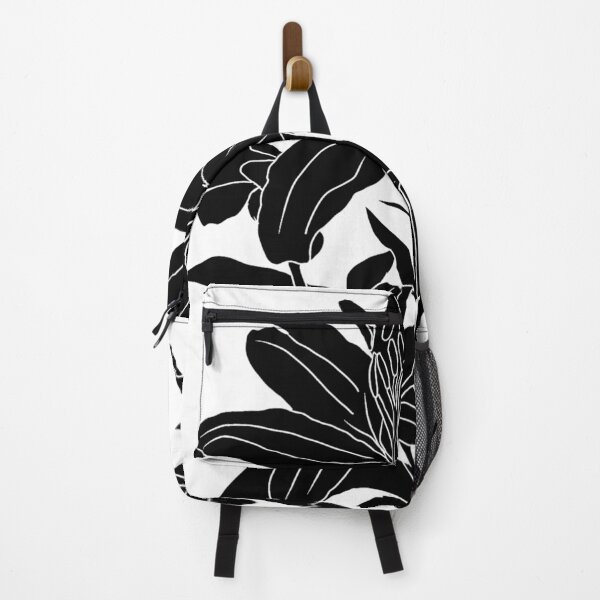 Item preview, Black Lily on white  designed and sold by Flowersonstuff.