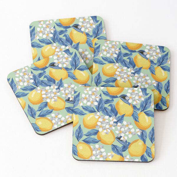 Item preview, Lemons Pattern On Green designed and sold by Ayesha Saleem.