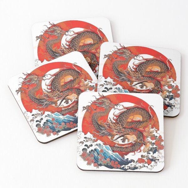 Item preview, Tattoo Style Dragon designed and sold by Lucy Goosy Art.