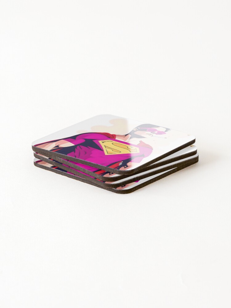 Thumbnail 4 of 5, Coasters (Set of 4), PinkMan! designed and sold by BzzLab.