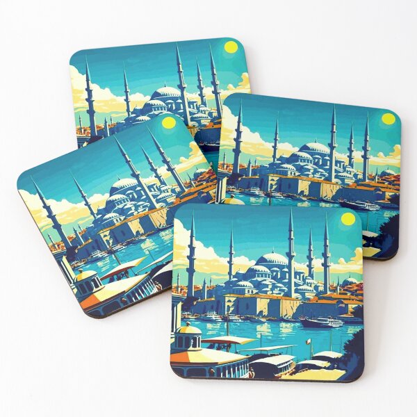 Item preview,  ISTANBUL TURKEY : Vintage Travel and Tourism Advertising Print designed and sold by posterbobs.