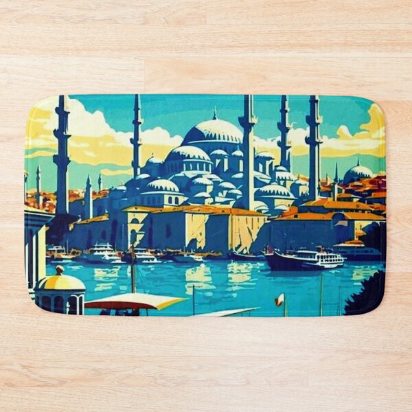 Item preview,  ISTANBUL TURKEY : Vintage Travel and Tourism Advertising Print designed and sold by posterbobs.