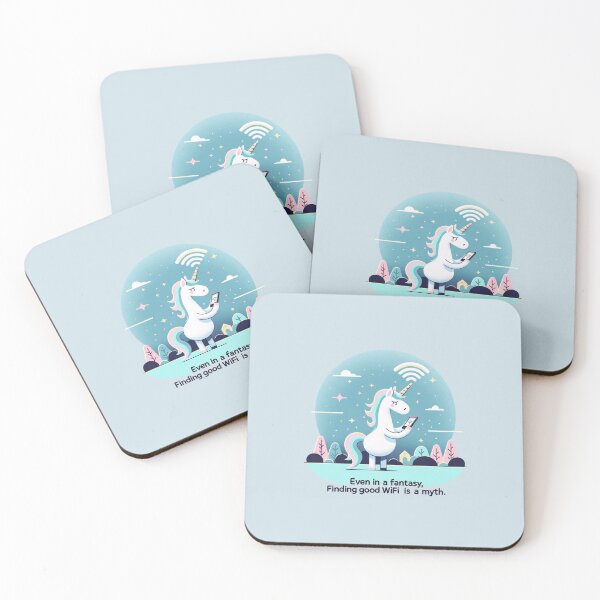 Item preview, Funny Unicorn WiFi Struggle Cute Tech Humor designed and sold by astersgraphics.