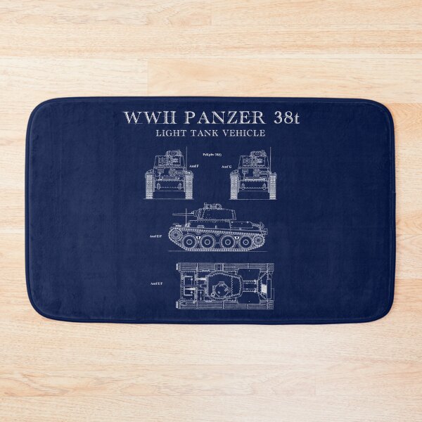 Item preview, Blueprints German Light Tank Vehicle World War 2 designed and sold by Blok45.