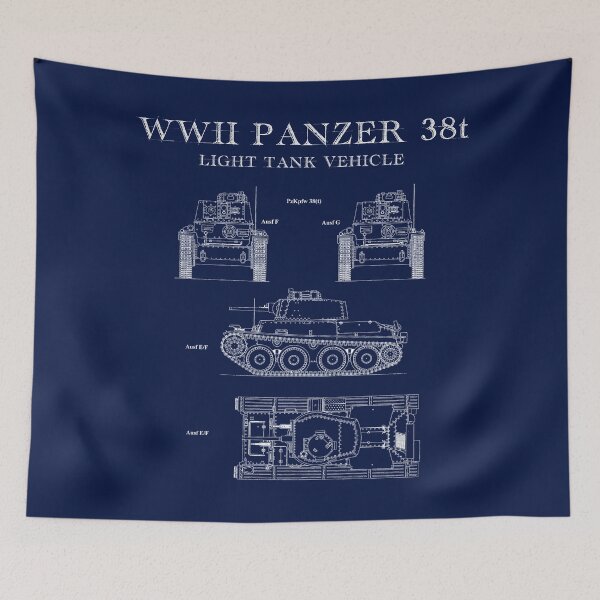 Item preview, Blueprints German Light Tank Vehicle World War 2 designed and sold by Blok45.