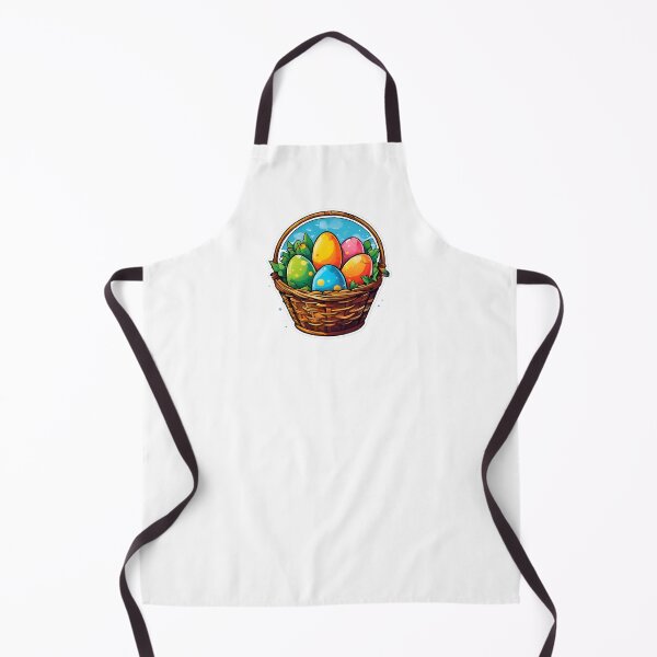 Item preview, Cute Easter Basket with Colorfull Eggs | Simple Easter Graphic designed and sold by PakoArtStudio.