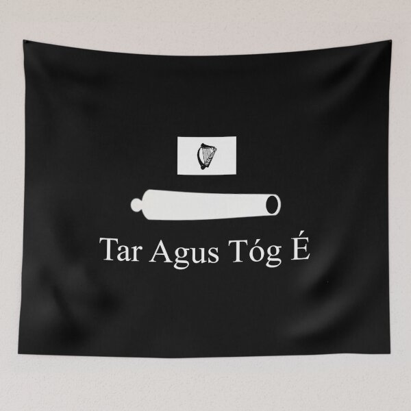 Item preview, Black Irish Harp CATI Flag (black irish cláirseach 'tar agus tóg é' bratach) designed and sold by JonathanR1994.