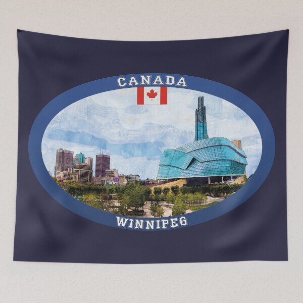 Aperçu de l'œuvre Winnipeg Voyage Canada créée et vendue par Thistle-TShop.