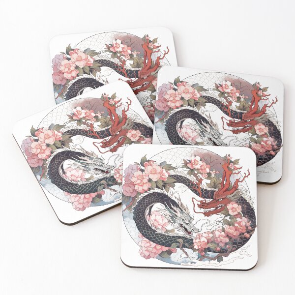 Artikelvorschau, Tattoo Style Dragon entworfen und verkauft von Lucy Goosy Art.