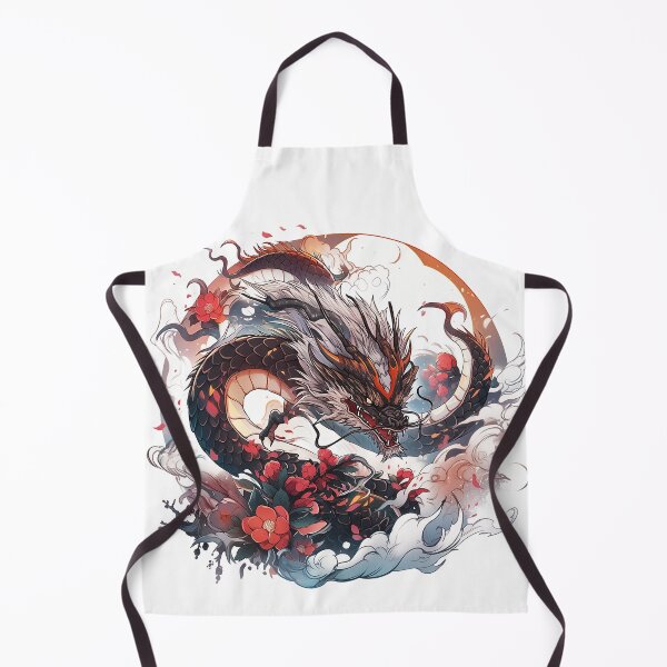 Artikelvorschau, Tattoo Style Dragon entworfen und verkauft von Lucy Goosy Art.