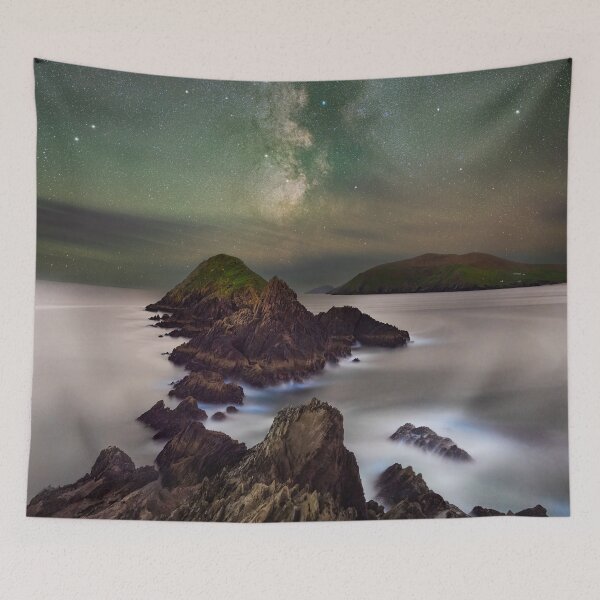 Item preview, The Milky Way over Dunmore Head designed and sold by rogerstanger.