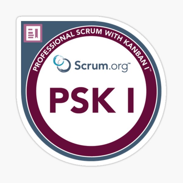 Artikel-Vorschau von Professional Scrum™ with Kanban I (PSK I), designt und verkauft von eyour631.