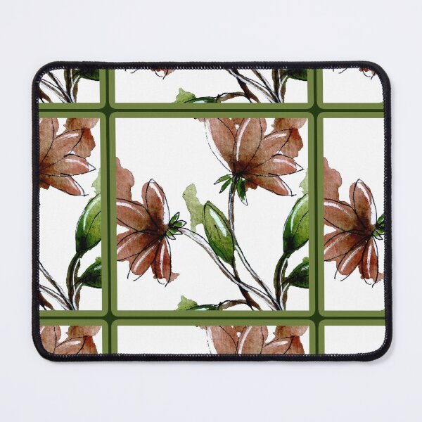 Item preview, Rusty Red Psychedelic Flower Framed designed and sold by HanliesArt.