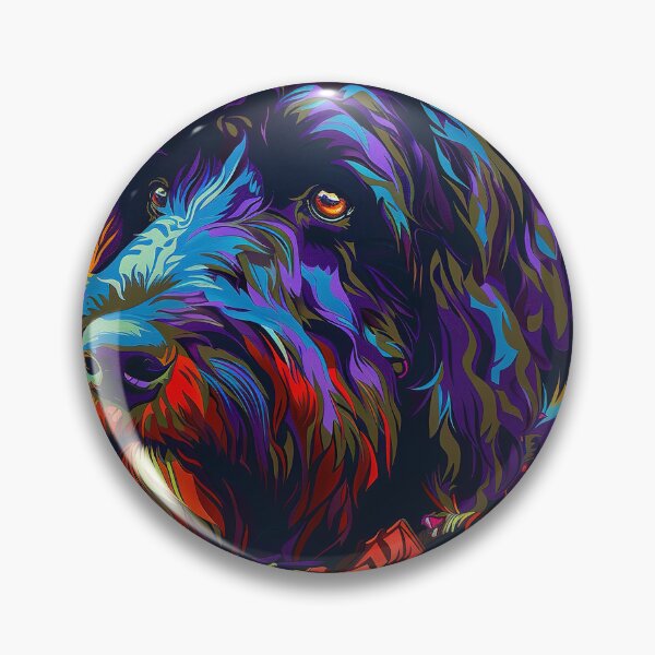Item preview, Black labradoodle - pop art designed and sold by oheslop.