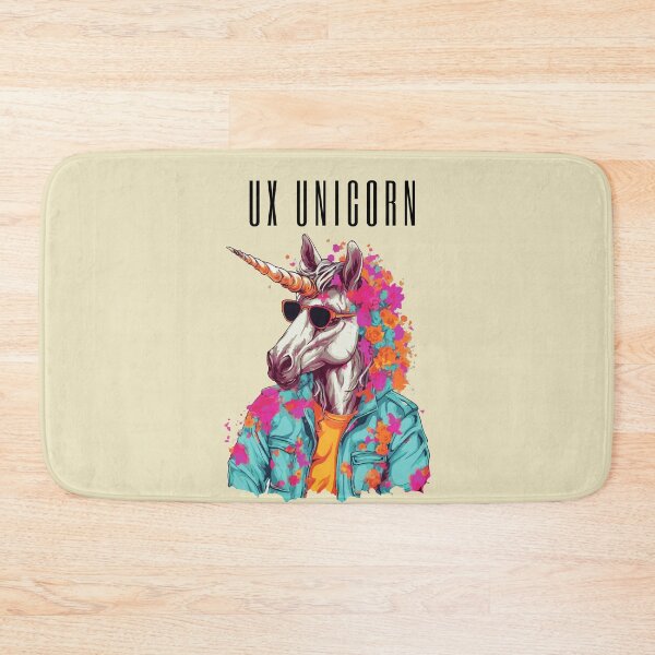 Item preview, Ux Unicorn Designer ver 2- Ux Ui Design Theme- cream background designed and sold by CosmicNook1.