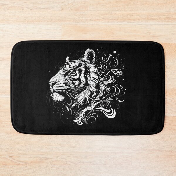 Item preview, Monochromatic Tiger Outline  designed and sold by TomFrontierArt.