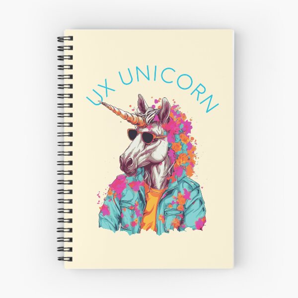 Artikelvorschau, Kopie von Ux Unicorn Designer Version 3 – Ux Ui Design Theme – cremefarbener Hintergrund entworfen und verkauft von CosmicNook1.