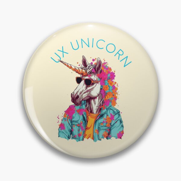 Artikelvorschau, Kopie von Ux Unicorn Designer Version 3 – Ux Ui Design Theme – cremefarbener Hintergrund entworfen und verkauft von CosmicNook1.