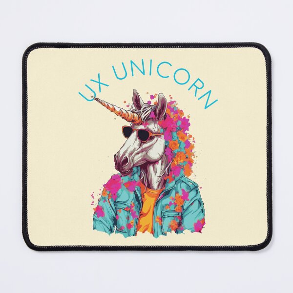 Item preview, Copy of  Ux Unicorn Designer version 3- Ux Ui Design Theme-cream background designed and sold by CosmicNook1.