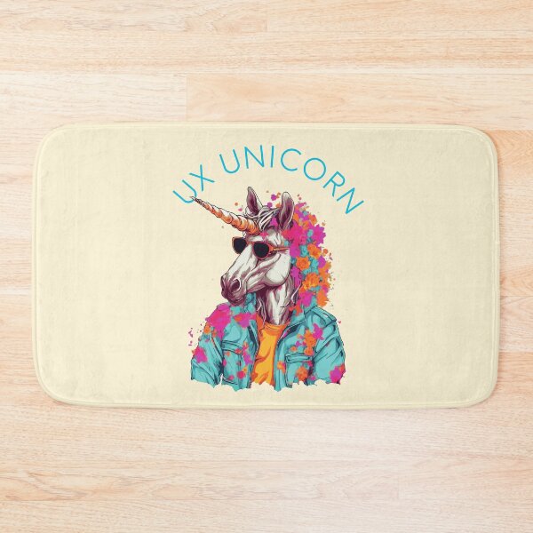 Item preview, Copy of  Ux Unicorn Designer version 3- Ux Ui Design Theme-cream background designed and sold by CosmicNook1.