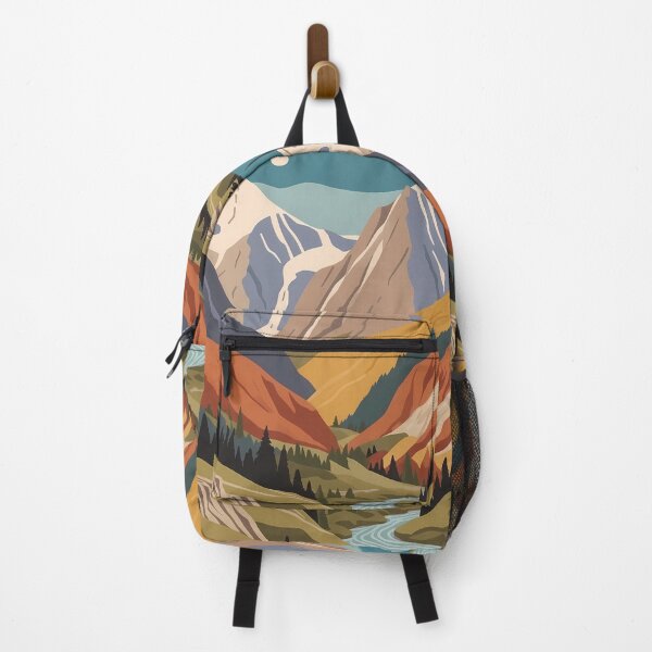 Item preview, Travel poster of Alps mountains designed and sold by VintageFlow.