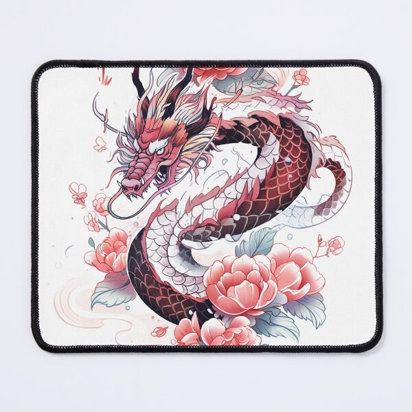 Item preview, Tattoo Style Dragon designed and sold by Lucy Goosy Art.