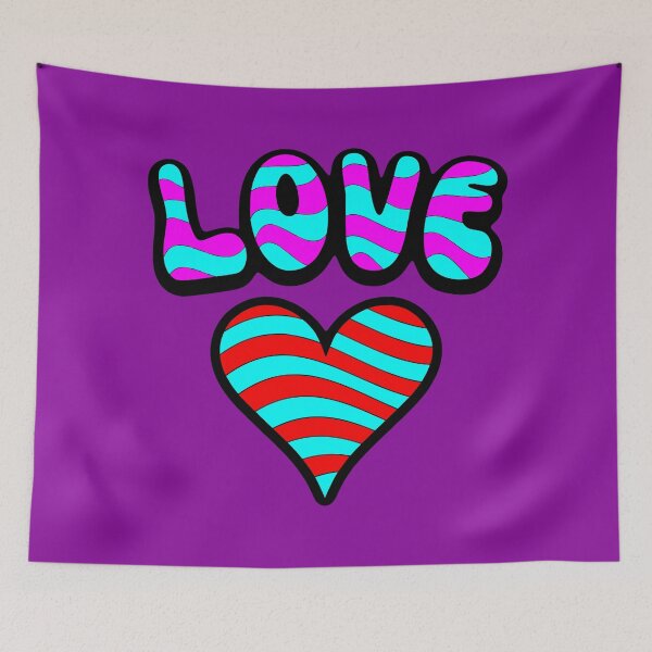Item preview, Wavy Love designed and sold by BobGlowdesigns.