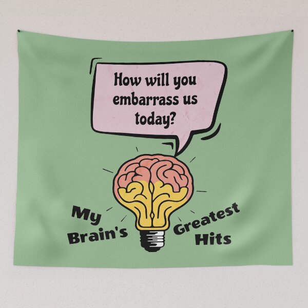 Item preview, Funny Brain Puns - Relatable Sarcasm Humor Gift designed and sold by InkyGenies.